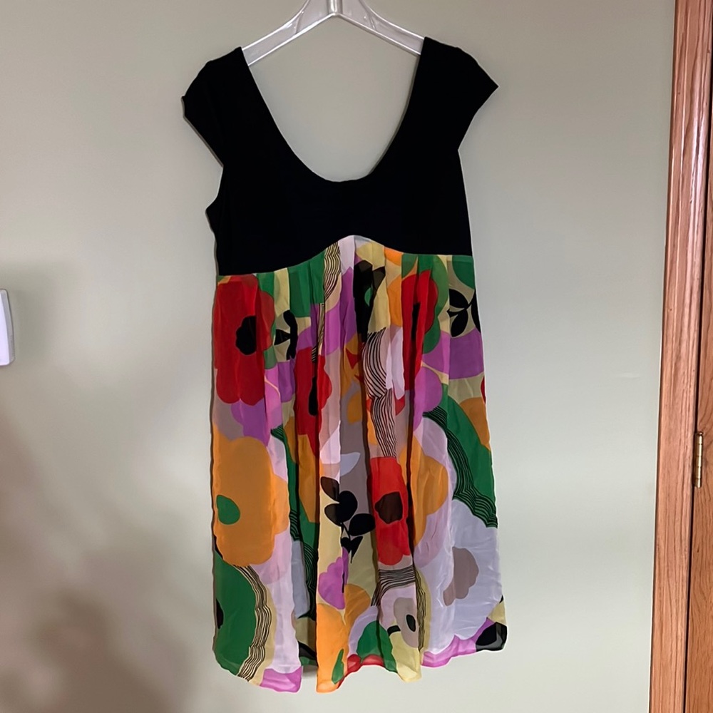 Suzi Chin for Maggy Boutique Colorful Flower Dress (NWT)
